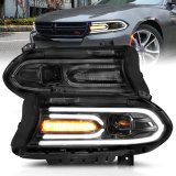 Anzo USA - Headlight Assemblies for 2015-2023 CHARGER 121559 Set, Projector thumbnail 1