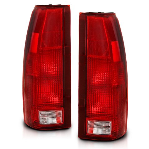 ANZO 1988-1999 Chevy C1500 Taillight Red/Clear Lens (OE Replacement) thumbnail 5