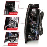 ANZO 2004-2007 Chevy Silverado Taillight Red/Clear Lens w/Black Trim (OE Replacement) thumbnail 1