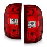 ANZO 2007-2013 Chevy Silverado Taillight Red/Clear Lens (OE Replacement) thumbnail 3