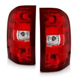 ANZO 2007-2013 Chevy Silverado Taillight Red/Clear Lens (OE Replacement) thumbnail 5