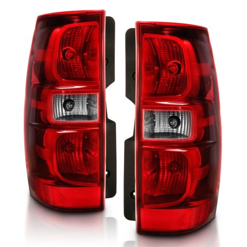 ANZO 2007-2014 Chevy Tahoe Taillight Red/Clear Lens (OE Replacement) thumbnail 4