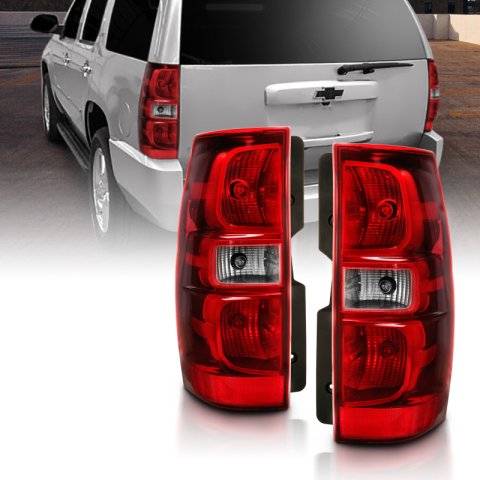 ANZO 2007-2014 Chevy Tahoe Taillight Red/Clear Lens (OE Replacement) thumbnail 6