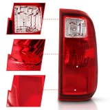 ANZO 2008-2016 Ford F-250 Taillight Red/Clear Lens (OE Replacement) thumbnail 1