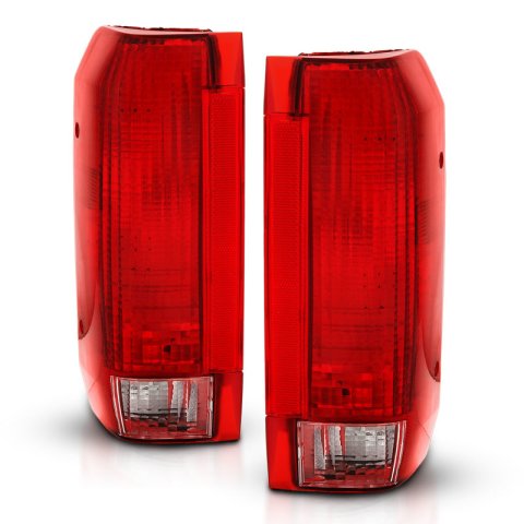 ANZO 1992-1996 Ford Bronco Taillight Red/Clear Lens (OE Replacement) thumbnail 5