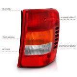 ANZO 1999-2004 Jeep Grand Cherokee Taillight Red/Clear Lens (OE Replacement) thumbnail 4