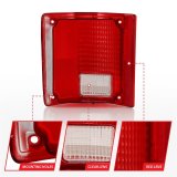 ANZO 1978-1991 Chevy Blazer Taillight Red/Clear Lens w/o Chrome Trim Fleetside (OE Replacement) thumbnail 2