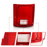 ANZO 1978-1991 Chevy Blazer Taillight Red/Clear Lens w/o Chrome Trim Fleetside (OE Replacement) thumbnail 3