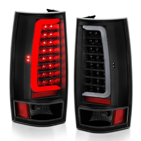 ANZO 2007-2014 Chevy Tahoe LED Taillight Plank Style Black w/Clear Lens thumbnail 4