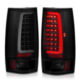 ANZO 2007-2014 Chevy Tahoe LED Taillight Plank Style Black w/Smoke Lens thumbnail 4