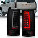 ANZO 2007-2014 Chevy Tahoe LED Taillight Plank Style Black w/Smoke Lens thumbnail 8