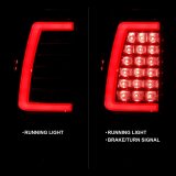 ANZO 2003-2006 Chevy Silverado 1500 LED Taillights Plank Style Chrome With Red/Clear Lens thumbnail 7
