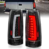 ANZO 1999-2000 Cadillac Escalade LED Taillights Black Housing Clear Lens Pair thumbnail 3
