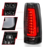 ANZO 1999-2000 Cadillac Escalade LED Taillights Black Housing Clear Lens Pair thumbnail 6