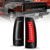 ANZO 1999-2000 Cadillac Escalade LED Taillights Black Housing Smoke Lens Pair thumbnail 9