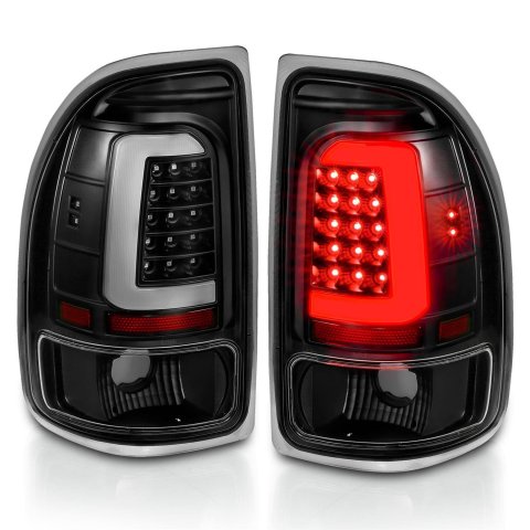 ANZO 1997-2004 Dodge Dakota LED Taillights Black Housing Clear Lens Pair thumbnail 2