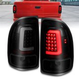 ANZO 1997-2004 Dodge Dakota LED Taillights Black Housing Smoke Lens Pair thumbnail 2