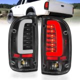 ANZO 95-00 Toyota Tacoma LED Taillights Black Housing Clear Lens (Pair) thumbnail 1
