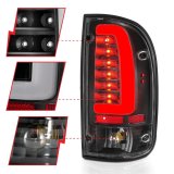 ANZO 95-00 Toyota Tacoma LED Taillights Black Housing Clear Lens (Pair) thumbnail 3