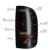 ANZO 1995-2000 Toyota Tacoma LED Taillights Black Housing Smoke Lens (Pair) thumbnail 5