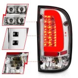 ANZO 95-00 Toyota Tacoma LED Taillights Chrome Housing Clear Lens (Pair) thumbnail 2