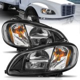 ANZO 2002-2014 Freightliner M2 LED Crystal Headlights Black Housing w/ Clear Lens (Pair) thumbnail 7