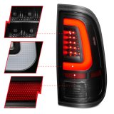 ANZO 2008-2016 Ford F-250 LED Tail w/ Lights Bar Black Housing Smoke Lens thumbnail 5
