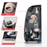 ANZO 2008-2016 Ford F-250 LED Tail w/ Lights Bar Black Housing Smoke Lens thumbnail 6