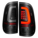 ANZO 2008-2016 Ford F-250 LED Tail w/ Lights Bar Black Housing Smoke Lens thumbnail 7