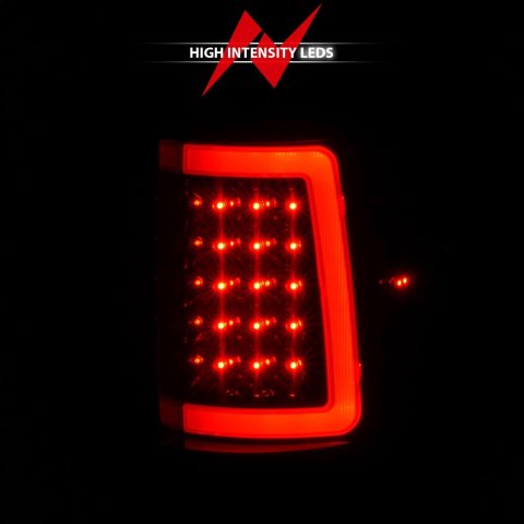 ANZO 2004-2006 Ford F-150 LED Tail Lights w/ Light Bar Black Housing Clear Lens thumbnail 6