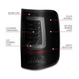 ANZO 2004-2006 Ford F-150 LED Tail Lights w/ Light Bar Black Housing Smoke Lens thumbnail 5