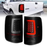ANZO 2004-2006 Ford F-150 LED Tail Lights w/ Light Bar Black Housing Smoke Lens thumbnail 8
