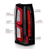ANZO 2015-2020 Chevrolet Tahoe LED Tail Lights w/ Light Bar Black Housing Clear Lens thumbnail 4