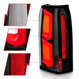 ANZO 2015-2020 Chevrolet Tahoe LED Tail Lights w/ Light Bar Black Housing Clear Lens thumbnail 6
