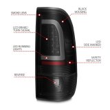 ANZO 1997-2003 Ford F-150 LED Tail Lights w/ Light Bar Black Housing Smoke Lens thumbnail 5
