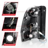 ANZO 2002-2009 Chevrolet Trailblazer LED Tail Lights w/ Light Bar Black Housing Smoke Lens thumbnail 2
