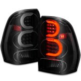 ANZO 2002-2009 Chevrolet Trailblazer LED Tail Lights w/ Light Bar Black Housing Smoke Lens thumbnail 4