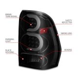 ANZO 2002-2009 Chevrolet Trailblazer LED Tail Lights w/ Light Bar Black Housing Smoke Lens thumbnail 5
