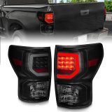ANZO 07-11 Toyota Tundra Full LED Taillights Black Housing Smoke Lens G2 (w/C light Bars) thumbnail 3