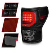 ANZO 07-11 Toyota Tundra Full LED Taillights Black Housing Smoke Lens G2 (w/C light Bars) thumbnail 6