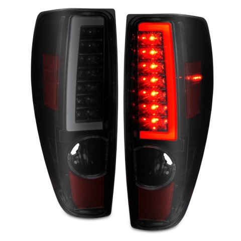 ANZO 2004-2012 Chevrolet Colorado/ GMC Canyon LED Tail Lights w/ Light Bar Black Housing Smoke Lens thumbnail 9