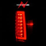 ANZO 2004-2012 Chevrolet Colorado/ GMC Canyon LED Tail Lights w/ Light Bar Chrome Housing Red/Clear thumbnail 9