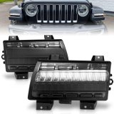 ANZO Wrangler 18-21/Gladiator 20+ LED Side Marker Lights Smoke w Sequential Signal thumbnail 1