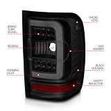 ANZO 01-11 Ford Ranger LED Taillights - Black Housing w/ Smoke Lens & Light Bar thumbnail 6