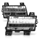 ANZO 2018-2021 Jeep Wrangler LED Side Markers Chrome Housing Clear Lens w/ Sequential Signal thumbnail 3