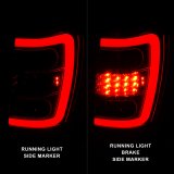 ANZO 1999-2004 Jeep Grand Cherokee LED Tail Lights w/ Light Bar Chrome Housing Red/Clear Lens thumbnail 9