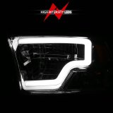 ANZO 2009-2020 Dodge Ram 1500 Full LED Square Projector Headlights w/ Chrome Housing Chrome Amber thumbnail 6