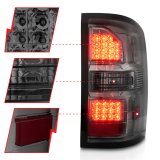 ANZO 2014-2018 GMC Sierra LED Tail Lights Black Housing Smoke Lens thumbnail 3