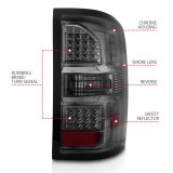 ANZO 2014-2018 GMC Sierra LED Tail Lights Black Housing Smoke Lens thumbnail 4