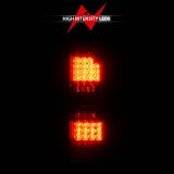 ANZO 2014-2018 GMC Sierra LED Tail Lights Black Housing Smoke Lens thumbnail 5